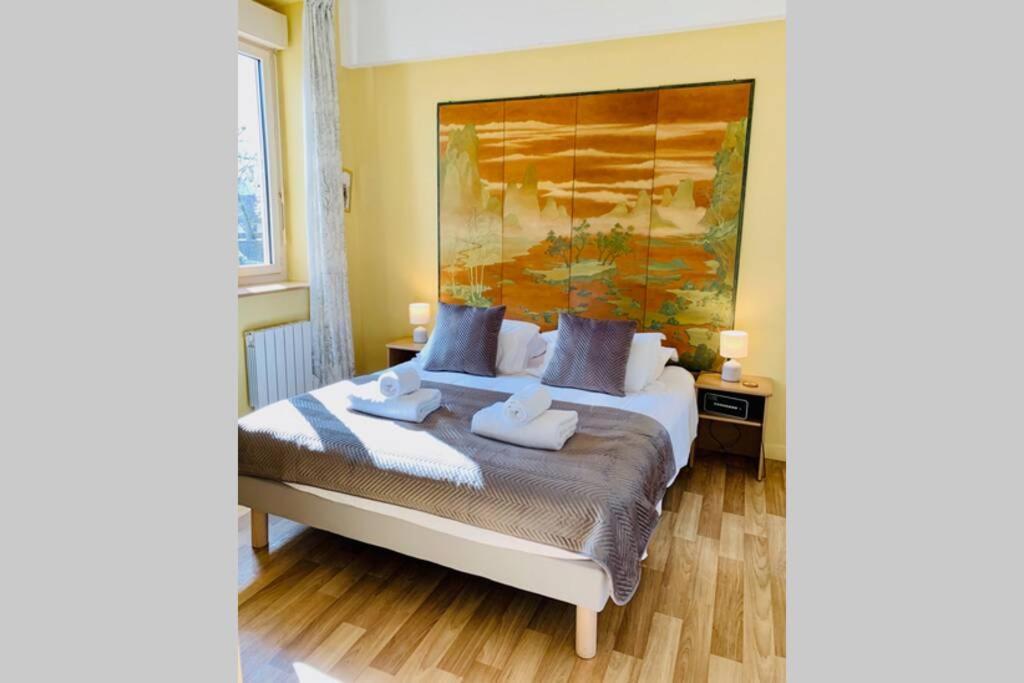 Ferienwohnung Le Petit Blanc - Vue Sur Le Square Des Lions Beaune  Exterior foto